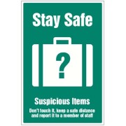 Stay Safe - Suspicious Items