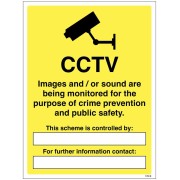 CCTV Images / Sound Being Monitored for the Purpose of Crime