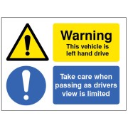 Warning - This Vehicle Is Left Hand Drive