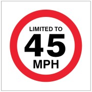 Limited to 45mph