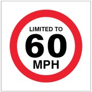 Limited to 60mph