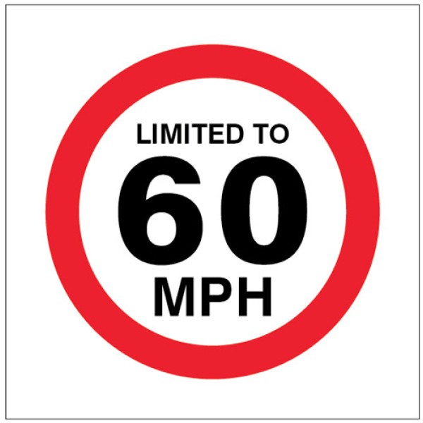 Limited to 60mph