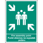 Fire Assembly Point (English / Polish)