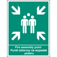 Fire Assembly Point (English / Polish)