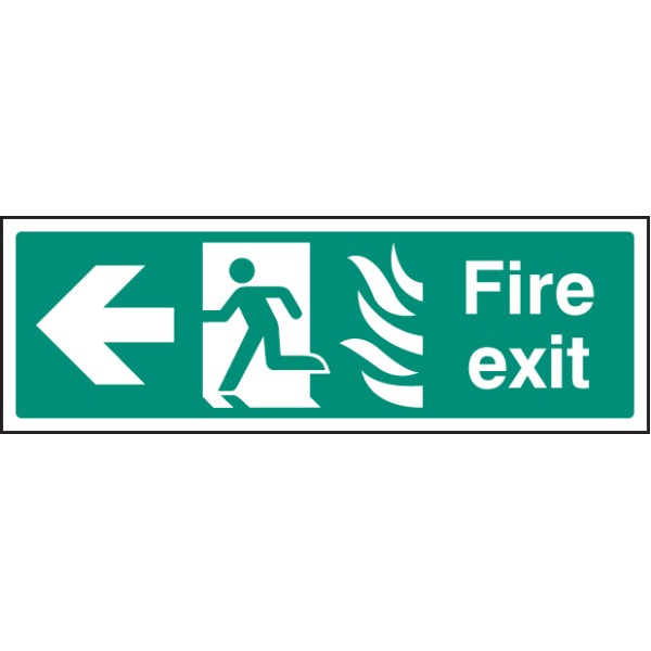 HTM Fire Exit - Arrow Left