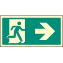 Intermediate Fire Exit Marker - Arrow Right