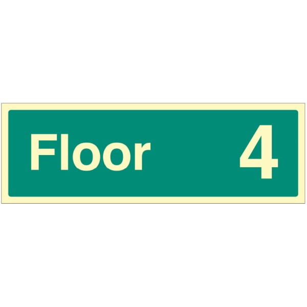 Floor 4 - Floor Level Dwelling ID Signs