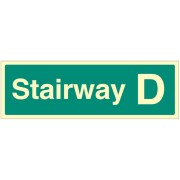 Stairway D - Stairway Dwelling ID Signs