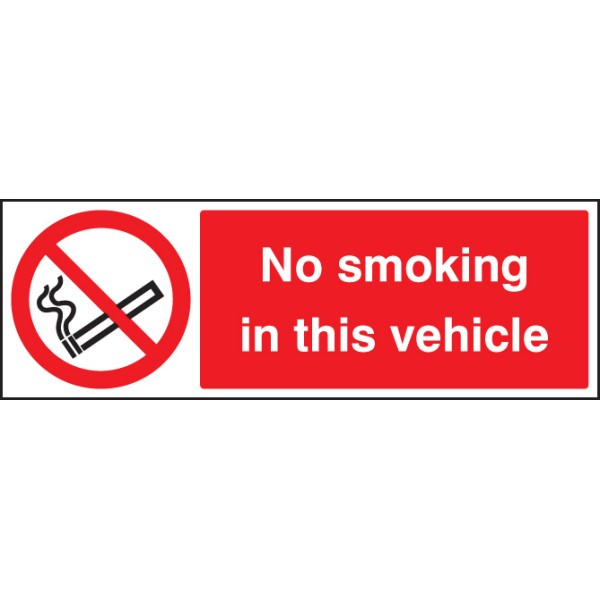 No Smoking in the Vehicle