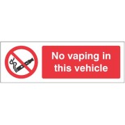 No Vaping in this Vehicle