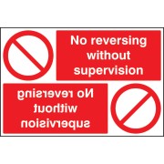 No Reversing without Supervision Reflection Sign