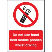 Do Not Use Hand Held Mobiles Driving