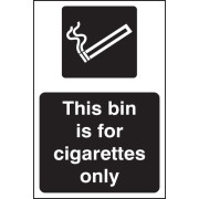 This Bin Is for Cigarettes Only