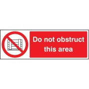 Do Not Obstruct this Area