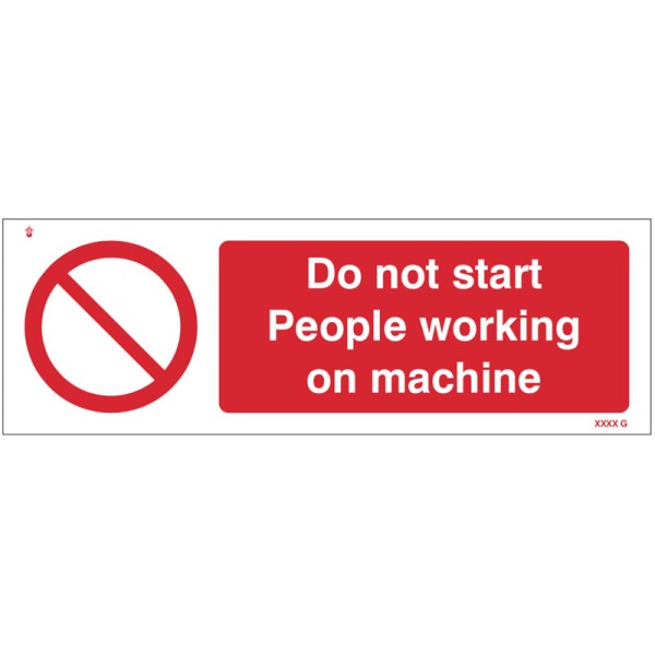 Do Not Start - People Working On Machine