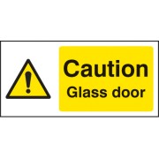 Caution - Glass Door