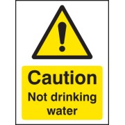 Caution - Not Drinking Water