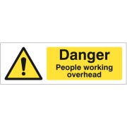 Danger - People Working Overhead