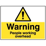 Warning - People Working Overhead