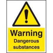 Warning - Dangerous Substances