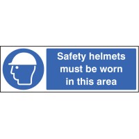 Safety Helmets Must be Worn in this Area