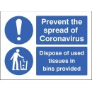 Prevent the Spread - Dispose of used tissues