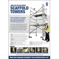 Scaffold Tower Inspection Checklist - Poster (A2)