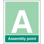 Assembly Point - Portrait - Select Number or Letter