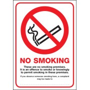 These Are No Smoking Premises - (Scotland)