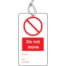 Do Not Move - Double Sided Tags (Pack of 10)