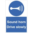 Sound Horn Drive Slowly