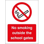 No Smoking Outside the School Gates