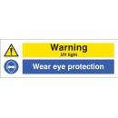 Warning - UV Light - Wear Eye Protection