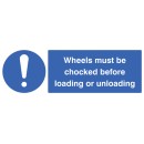 Wheels Must be Chocked Before Loading Or Unloading