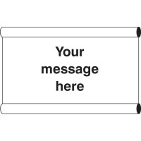 Your Message Here - Banner with Loops - 1270 x 610mm