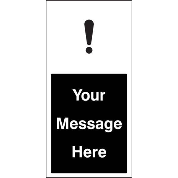 Your Message Here - Custom Cover-Up Sign 