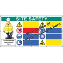 Custom Site Safety Banner - Select 8 Safety Messages - Add Logo & Details