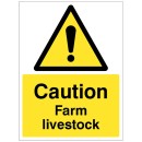 Caution - Farm Livestock