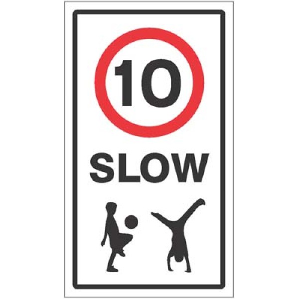 Slow - 10mph - Children - Class R2 Permanent