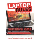 Laptop Rules - Poster