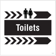 Toilets - Arrow Right - Add a Logo - Site Saver