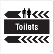 Toilets - Arrow Left - Add a Logo - Site Saver