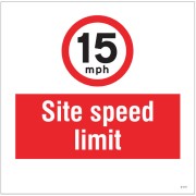 15mph - Site Speed Limit - Add a Logo - Site Saver