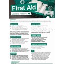 Workplace Safety - First Aid Poster