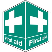 First Aid - Projecting Sign