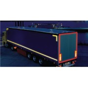 Red Lorry Marking Contour Tape  (Curtain Vehicle)