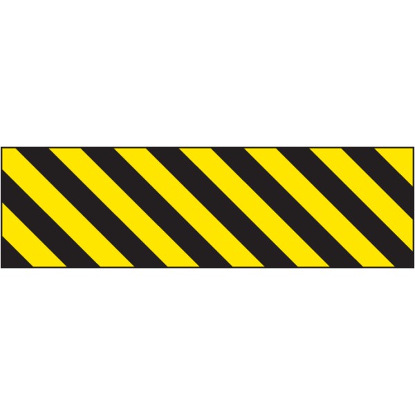 Hazard Marker (Right Hand) - Reflective Aluminium