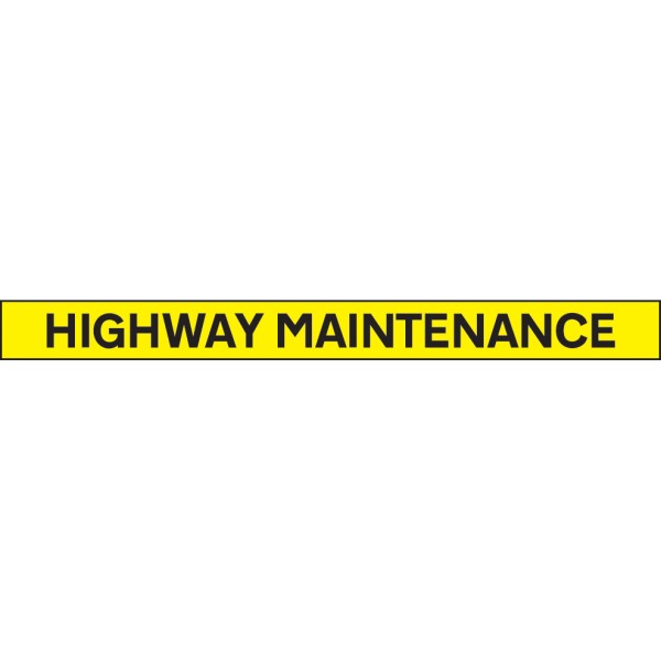 Highway Maintenance - Reflective Self Adhesive Vinyl