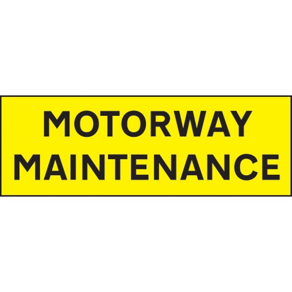 Motorway Maintenance - Reflective Self Adhesive Vinyl