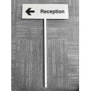 Reception - Arrow Left - Verge Sign